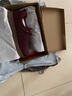 足力健老人鞋冬季女鞋軟底板鞋旅游鞋休閑鞋子平底鞋女 6228K酒紅38 曬單實(shí)拍圖