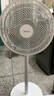 美的（Midea）電風(fēng)扇家用7葉落地扇搖頭電風(fēng)扇循臥室宿舍輕音風(fēng)扇臺式桌面小型風(fēng)扇臺地兩用升級款 白色丨7葉臺地兩用 曬單實(shí)拍圖