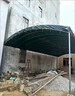 喜芝悅加厚戶(hù)外油布雨棚酒席帳篷店鋪擺攤專(zhuān)用停車(chē)遮陽(yáng)伸縮推拉四腳大傘 厚汽車(chē)油布+粗棚架+3面圍布 5米寬x10米長(cháng)【6腳】 曬單實(shí)拍圖