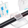 畢亞茲 線(xiàn)卡理線(xiàn)器 自粘電線(xiàn)固定器走線(xiàn)神器理線(xiàn)固定電線(xiàn)卡扣 桌面線(xiàn)扣卡子固定線(xiàn)夾貼 透明收納扣60個(gè)裝 曬單實(shí)拍圖