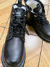 老爺車(chē)（WECKER）馬丁靴男2025新款真皮羊毛棉鞋男冬季加絨皮鞋男皮毛一體工裝靴 LYMB18072黑色[羊毛內里] 38 曬單實(shí)拍圖