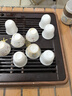蘇氏陶瓷（SUSHI CERAMICS）羊脂玉瓷白瓷功夫茶杯聞香杯陶瓷品茗杯6個(gè)裝（促銷(xiāo)簡(jiǎn)裝）泡茶杯 曬單實(shí)拍圖