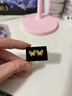 周大生黃金耳飾女5G足金雙層蝴蝶金耳釘生日禮物送女友 小仙蝶 1.55g 曬單實(shí)拍圖