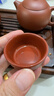 百年利永宜興紫砂品茗杯原礦紫砂茶碗泡茶杯普洱杯小茶杯子主人杯功夫茶具 大紅袍單個(gè) 曬單實(shí)拍圖