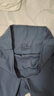 無(wú)印良品（MUJI）Walker 女式 易干 半長(cháng)收腿褲 BIG04A3S 打底褲 藍色 XL 曬單實(shí)拍圖