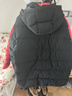 比音勒芬【小松面料】冬季男士休閑舒適輕盈蓬松保暖連帽白鵝絨羽絨服男 07黑 XL 曬單實(shí)拍圖