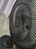 美菱（MeiLing）電風(fēng)扇家用落地扇輕音風(fēng)扇客廳臥室大風(fēng)量廣角搖頭臺式風(fēng)扇節能低噪臺地兩用 黑色升級機械款【升級7葉3檔加高加大】 曬單實(shí)拍圖