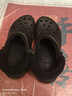 卡駱馳（CROCS）秋冬新品休閑鞋秋冬洞洞鞋貝雅暖絨暖棉|206633 黑/黑-060 (建議買(mǎi)大一碼) 41 /42(260mm) 曬單實(shí)拍圖