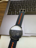 頌拓（SUUNTO）22mm快拆原裝表帶適用頌拓run/Race S/Race/Vertical/Ocean 22MM藍橘色硅膠S+M 曬單實(shí)拍圖