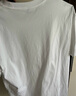 名創(chuàng  )優(yōu)品（MINISO）短袖t恤男國潮高級感寬松休閑青少年夏季純棉圓領(lǐng)上衣 白 XL 曬單實(shí)拍圖