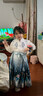 迪士尼女童套裝2025新款春秋艾莎公主馬面裙中小童女寶寶公主裙時(shí)尚百搭 藍色長(cháng)袖套裝 110 cm 曬單實(shí)拍圖