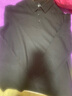 拇指白小T男款熱力智暖長(cháng)袖POLO衫秋季翻領(lǐng)商務(wù)百搭上衣體恤衫 墨黑 XL 曬單實(shí)拍圖