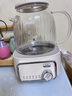 美的（Midea）花漾0膠水全玻璃養生壺 多功能煮茶壺 母嬰燒水壺 恒溫電熱水壺 全自動(dòng)一體煮茶器1.2L YS12B302J 曬單實(shí)拍圖