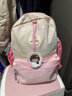 SHUKIKU兒童書(shū)包幼兒園背包防丟失輕便防潑水大容量雙肩包M碼 桃子果汁 曬單實(shí)拍圖