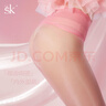 SK「洙光.櫻花」馬油絲襪女夏季超薄油亮性感粉網(wǎng)紗無(wú)縫襠連褲襪 銀河灰 L 無(wú)痕免脫 （150-170cm） 曬單實(shí)拍圖