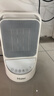 海爾（Haier）取暖器家用暖風(fēng)機電熱臺式桌面電暖器省電小型烤火爐浴室嬰兒熱風(fēng)機辦公室暖腳神器臥室電暖風(fēng)速熱 【無(wú)光輕音+恒溫省電】定時(shí)遙控款HNS1507 曬單實(shí)拍圖