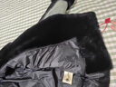 粟茝牛仔皮草拼接外套皮毛一體女短款2024冬季新款年輕款鵝絨羽絨服潮 黑色 M 體重115斤~130斤 曬單實(shí)拍圖