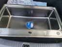 歐琳（OULIN）廚房水槽大單槽臺下盆淘菜盆一體盆納米水槽304 曬單實(shí)拍圖