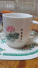 金灶（KAMJOVE）陶瓷馬克杯簡(jiǎn)約咖啡杯喝水泡茶杯子個(gè)人水杯家用辦公室TW-630 玉瓷茶杯 370ml 曬單實(shí)拍圖