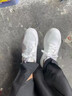 鴻星品牌斷碼小白鞋女鞋2025新款秋冬季百搭透氣板鞋女士休閑運動(dòng)鞋女 白紫 35 【鞋碼偏小，建議拍大一碼】 曬單實(shí)拍圖