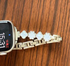 腕美主義適用iwatch s10蘋(píng)果手表表帶apple watchs11蘋(píng)果腕帶貝母鏈條鑲鉆S9金屬S10透氣se3代女高級感百搭 【四葉草鏈式】-玫金白貝+玫金色連接器 適用：iwatch【46mm 曬單實(shí)拍圖