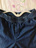 優(yōu)衣庫女裝棉質(zhì)牛仔舒適九分褲/水洗產(chǎn)品休閑百搭478995 473801 478995/67海藍色 L 曬單實(shí)拍圖
