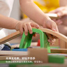 宜家（IKEA）LILLABO利樂(lè )寶火車(chē)玩具套裝拼裝軌道車(chē)益智兒童早教玩具 電動(dòng)車(chē)頭+電池充電器和2節電池 曬單實(shí)拍圖