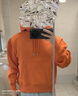 AMIPARIS【尊享特惠】男女同款休閑寬松連帽衛衣 800橘色 S 曬單實(shí)拍圖