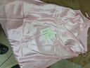 睡裙女夏季仿真絲綢吊帶高級感睡衣性感冰蠶絲薄款女士大碼家居服 粉色001 4XL 【145-170斤】帶胸墊 曬單實(shí)拍圖
