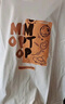 MMOPTOP印花T恤男夏季潮流ins風(fēng)半袖上衣寬松舒適純棉短袖女M0027白色3XL 曬單實(shí)拍圖