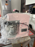 喬立7600廚師機家用和面機商用揉面發(fā)面全自動多功能攪面奶油機6.9L 【粉色】電子豪華版（三層冰桶） 6.9L 曬單實拍圖