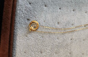 周六福黃18K金項鏈莫比烏斯環(huán)彩金項鏈生日禮物C0613472 40+5cm 曬單實(shí)拍圖