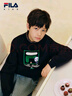 FILA斐樂(lè )兒童童裝套頭衛衣2025年秋男孩女孩中大童長(cháng)袖春秋裝 曬單實(shí)拍圖
