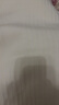 三彩冬款純色坑條針織衫木耳邊半高領(lǐng)修身打底內(nèi)搭簡(jiǎn)約女 米白色 S 曬單實(shí)拍圖