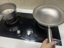 華炊（HUACHUI） 鈦鍋純鈦鍋圓底家用物理不粘鍋無(wú)涂層炒菜鍋不粘炒鍋燃氣灶適用 新穎款全鈦純鈦鍋 30cm 曬單實(shí)拍圖
