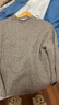 茵曼復古絞花高領(lǐng)純羊毛衫2025秋季女裝新款打底針織上衣 貴族灰 XL 曬單實(shí)拍圖