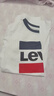 Levi's李維斯兒童T恤男短袖夏款童裝純棉純色半袖上衣中大孩打底衫小寶寶幼兒時(shí)尚百搭衣服潮 58奶白 90(2T) 曬單實(shí)拍圖