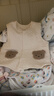 Kordear寶寶夾棉馬甲秋冬季嬰兒開(kāi)衫背心外穿無(wú)袖坎肩衣服馬夾 米黃 80 cm 曬單實(shí)拍圖