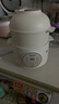美的（Midea）電燉鍋電蒸鍋 煮粥嬰兒輔食鍋專(zhuān)用燉湯盅煲湯鍋熬粥燉盅1L白瓷隔水燉 蒸燉一體多功能鍋MD-DZE1068 曬單實(shí)拍圖