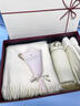 恒源祥圍巾女冬季2025新款防寒保暖帽子圍脖手套三件套送女友禮物禮盒裝 Specially款_淺咖羊毛圍巾禮 曬單實(shí)拍圖