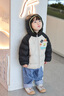 巴拉巴拉童裝兒童羽絨服寶寶女童男童2025年冬季保暖外套寶寶上衣萌趣輕薄 黑白小狗-白鴨絨 100 充絨量42g 適合2-3歲 曬單實拍圖