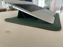 雙如適用于蘋(píng)果電腦MacBook內膽包Pro14英寸筆記本保護套Air13支架M4防摔air15皮套mac16收納包 墨綠色--內膽包+電源包 13.3-13.6英寸 M4/M3/M2/M1 曬單實(shí)拍圖