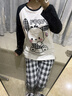 俊俊穗迪美睡衣女款春秋季2025年新款純棉長(cháng)袖卡通可愛(ài)大碼可外穿家居服套裝 長(cháng)袖-Z-6642 M 【建議70-80斤】 曬單實(shí)拍圖