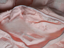 慈云云之夢(mèng)蠶絲被 100%桑蠶長(cháng)絲優(yōu)等品秋冬被子總重5.6斤 2*2.3m 粉色 曬單實(shí)拍圖