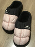 DFBK日本羽絨棉拖鞋女士冬季2025新款情侶室內家居保暖防滑防水棉鞋男 白色【日本蓄熱鎖溫技術(shù) 防水鞋面三秒速暖】 36 37 曬單實(shí)拍圖