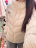 彪馬新款兒童羽絨服連帽 奶白10501 150  曬單實(shí)拍圖