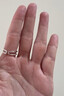 蔓笙999純銀雙層戒指女開(kāi)口戒輕奢小眾設計高級尾戒食指戒送女友禮物 999銀雙層戒指 曬單實(shí)拍圖
