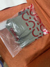 名創(chuàng  )優(yōu)品（MINISO）男士襯衫夏季冰絲涼感簡(jiǎn)約短袖t恤青少年痞帥抗皺襯衣 棕櫚綠 M 曬單實(shí)拍圖