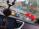 旻皋汽車(chē)車(chē)載中控臺創(chuàng  )意古風(fēng)禪意搖頭小和尚車(chē)內香薰香水座裝飾用品 福多+樂(lè )長(cháng)和尚+荷葉禪(防滑墊) 曬單實(shí)拍圖