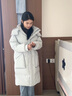 BOSIDENG25新款羽絨服女中長(cháng)款90絨連帽時(shí)尚休閑厚冬季保暖外套B250245252 薄荷茶綠4907-趨勢推薦 M 165/88A 體重約110-120斤 曬單實(shí)拍圖